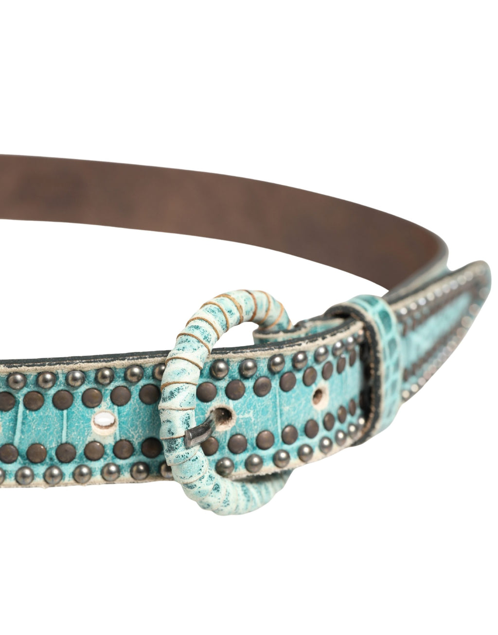Scervino Street Green Belt for Women side view