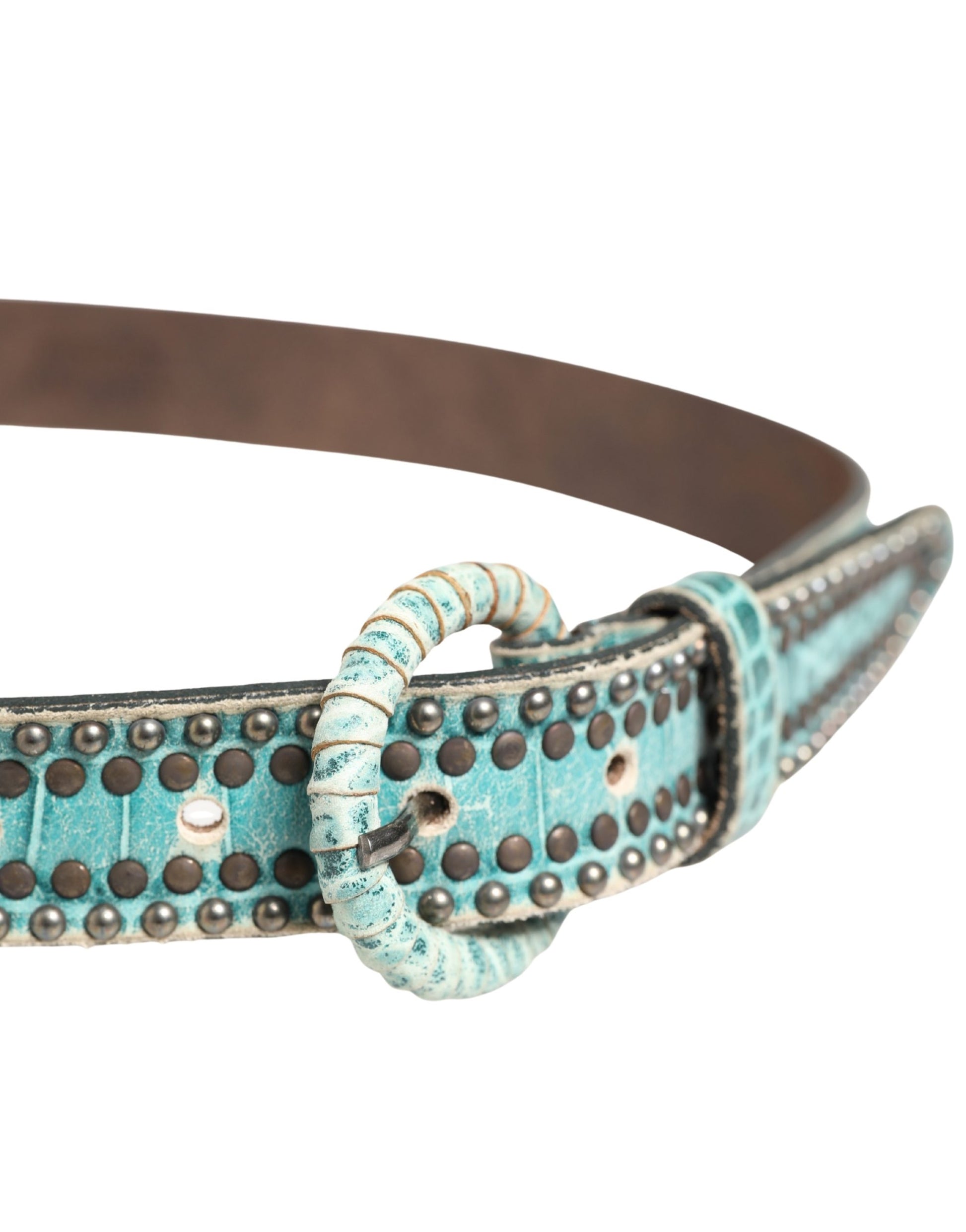 Scervino Street Green Belt for Women side view