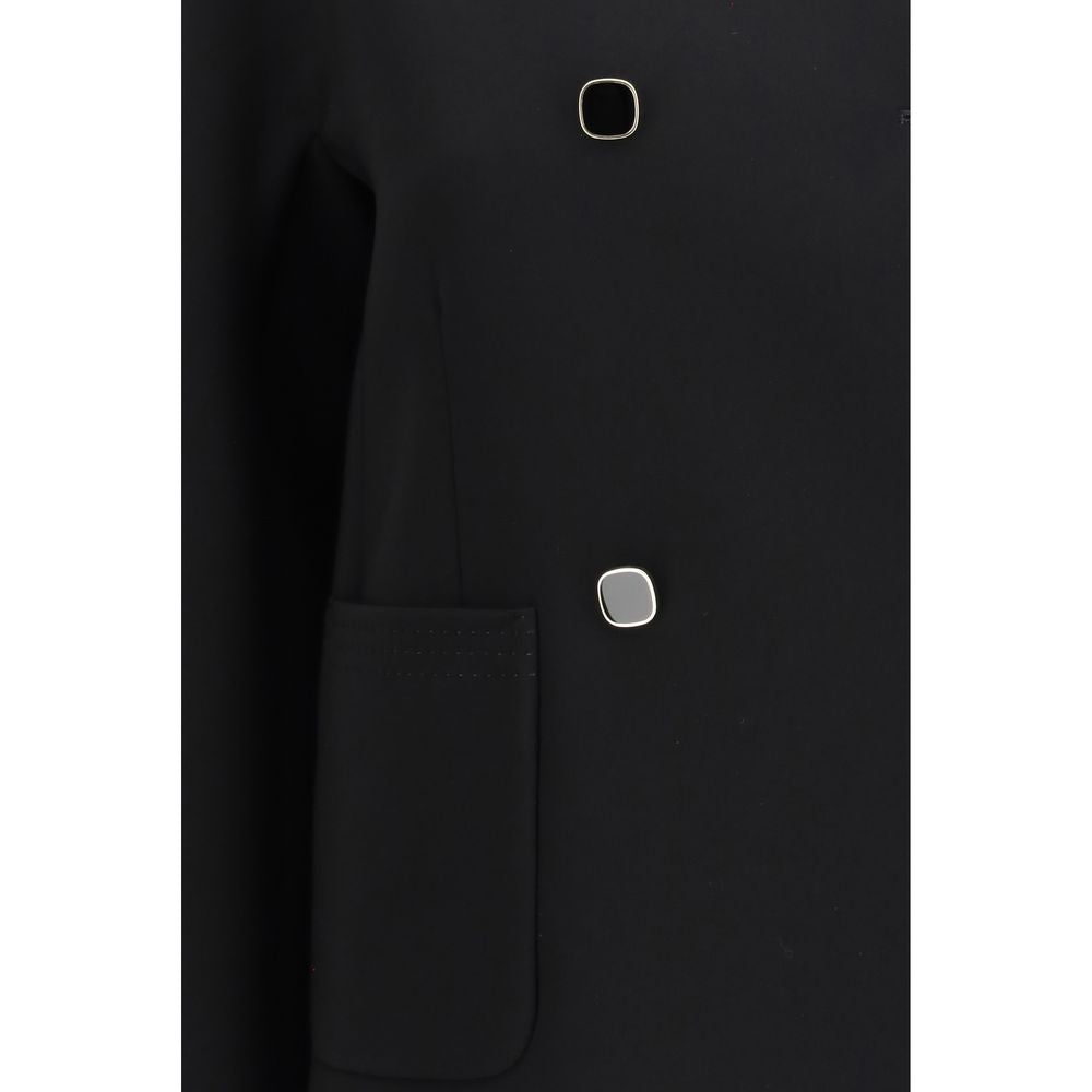 Max Mara Black Coat for Women detail view