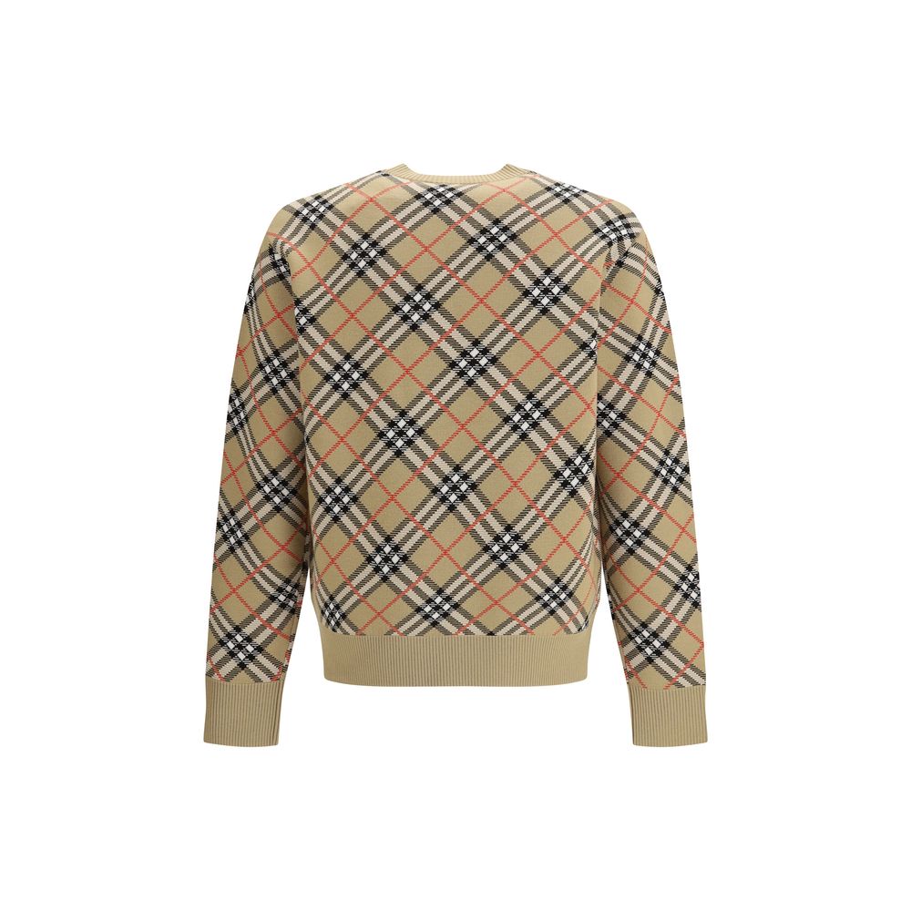 Sweat-shirt Burberry en coton beige