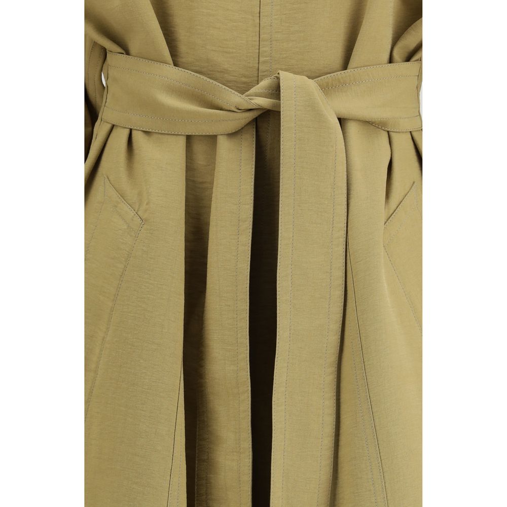 Petar Petrov Beige Trench Coats for Women detail view