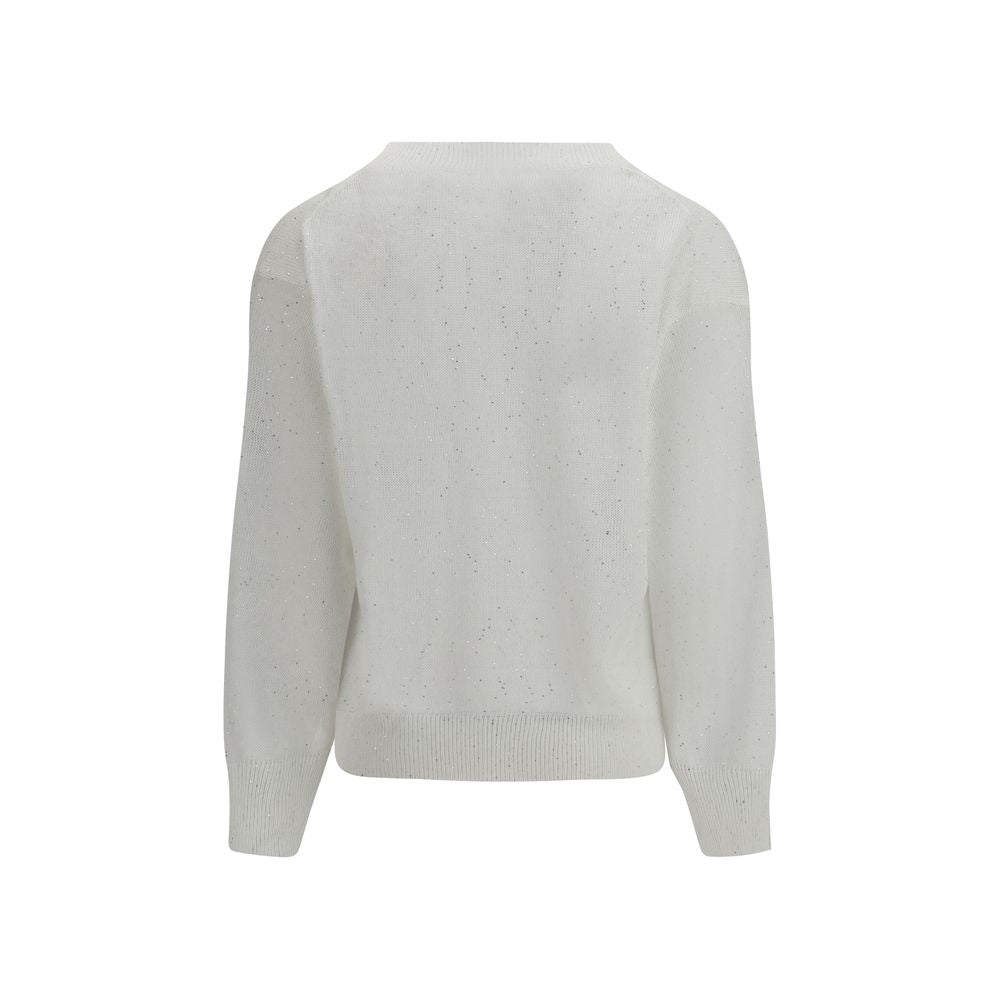 Brunello Cucinelli White T-Shirt for Women alternate view