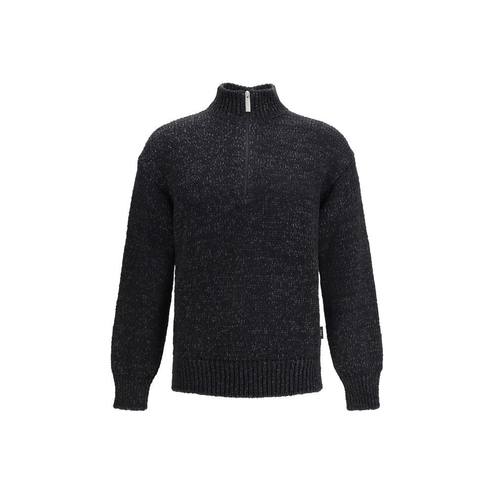 Sweat-shirt LAMINAR en coton noir