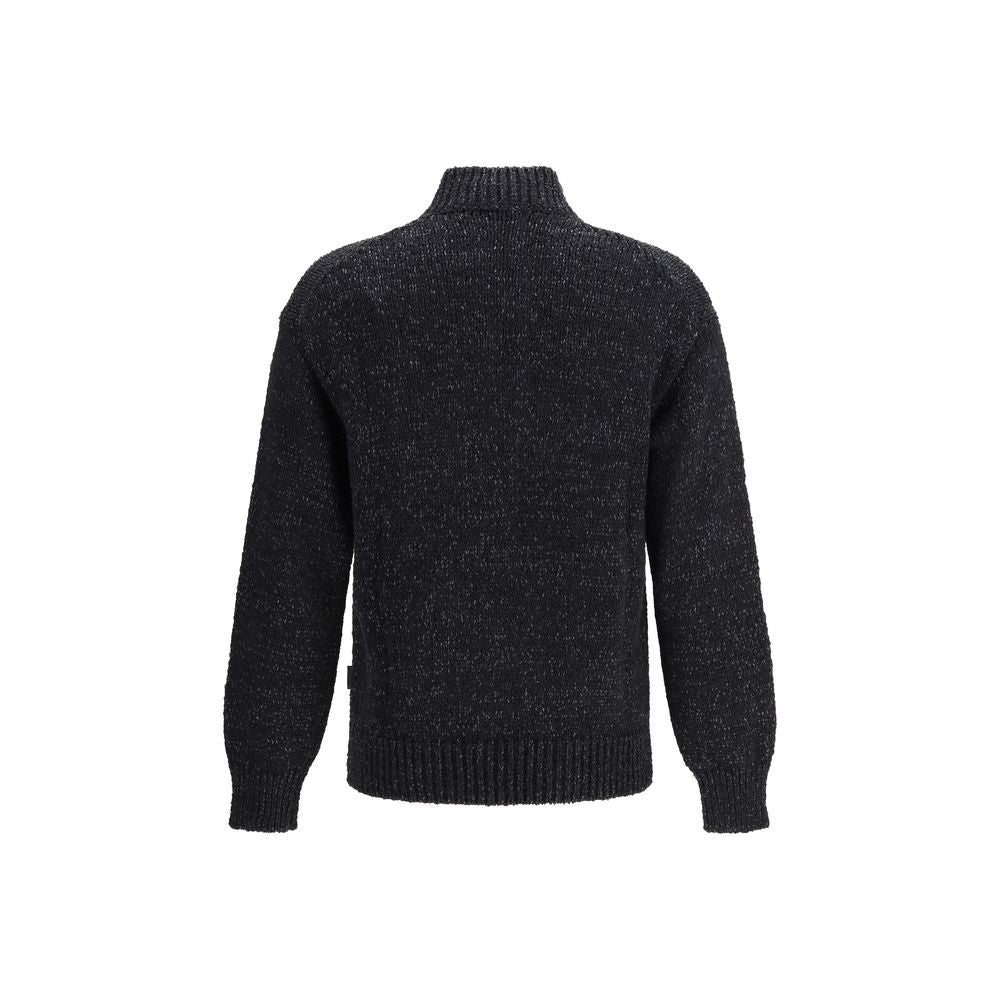 Sweat-shirt LAMINAR en coton noir