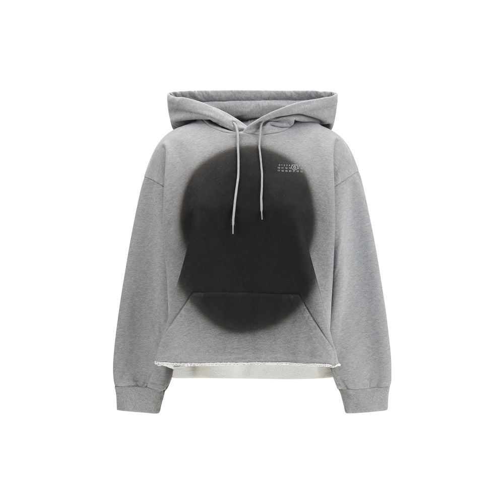 Sweat-shirt MM6 gris en coton
