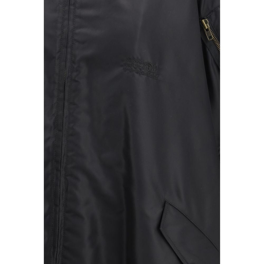 Capes MM6 en polyamide noir