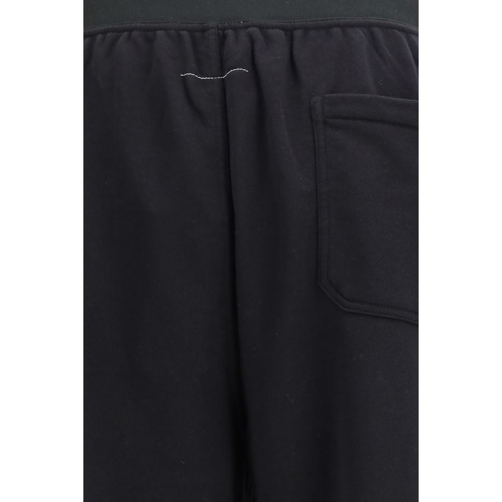 Pantalon décontracté MM6 en coton noir