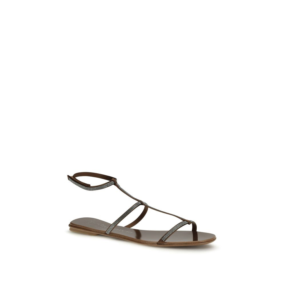 Pedro García Brown Strap Ons for Women alternate view