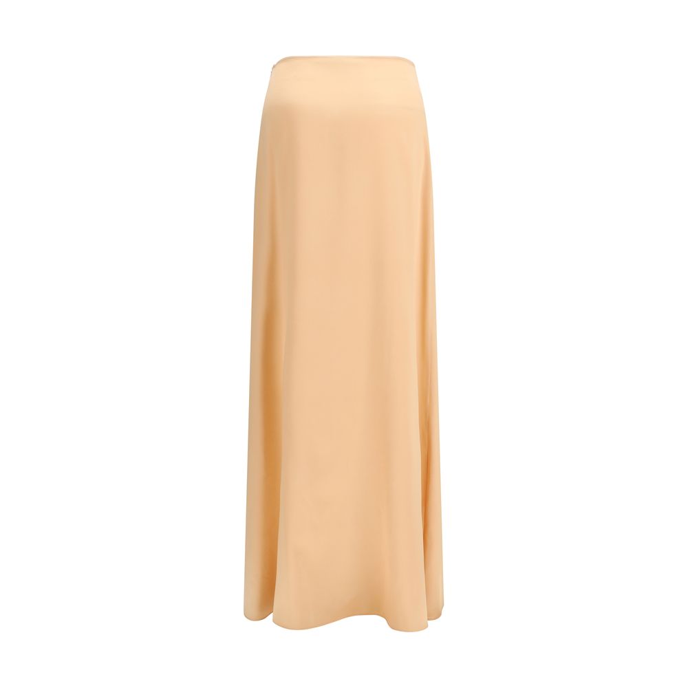 Kristina Ti Orange Long Skirt for Women alternate view