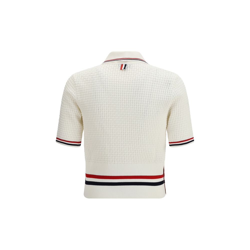 Thom Browne White Polo Shirt for Men alternate view