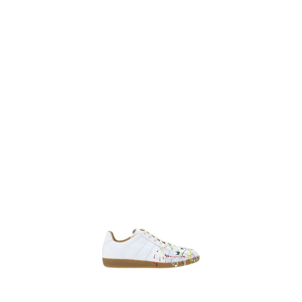 Maison Margiela White Low Top Sneakers for Men