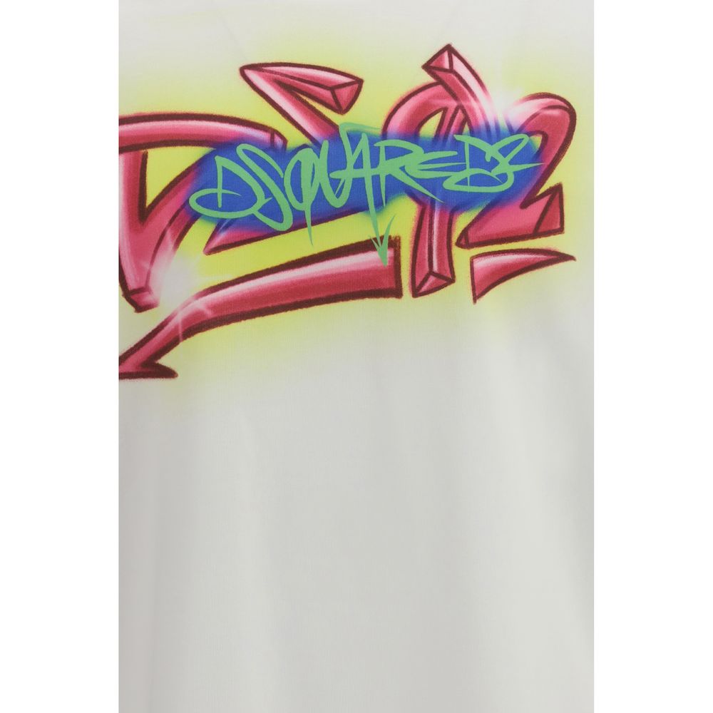 Dsquared² White T-Shirt for Men detail view