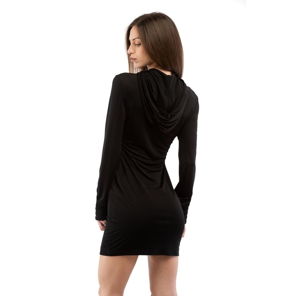 Robe décontractée Moschino noire en viscose