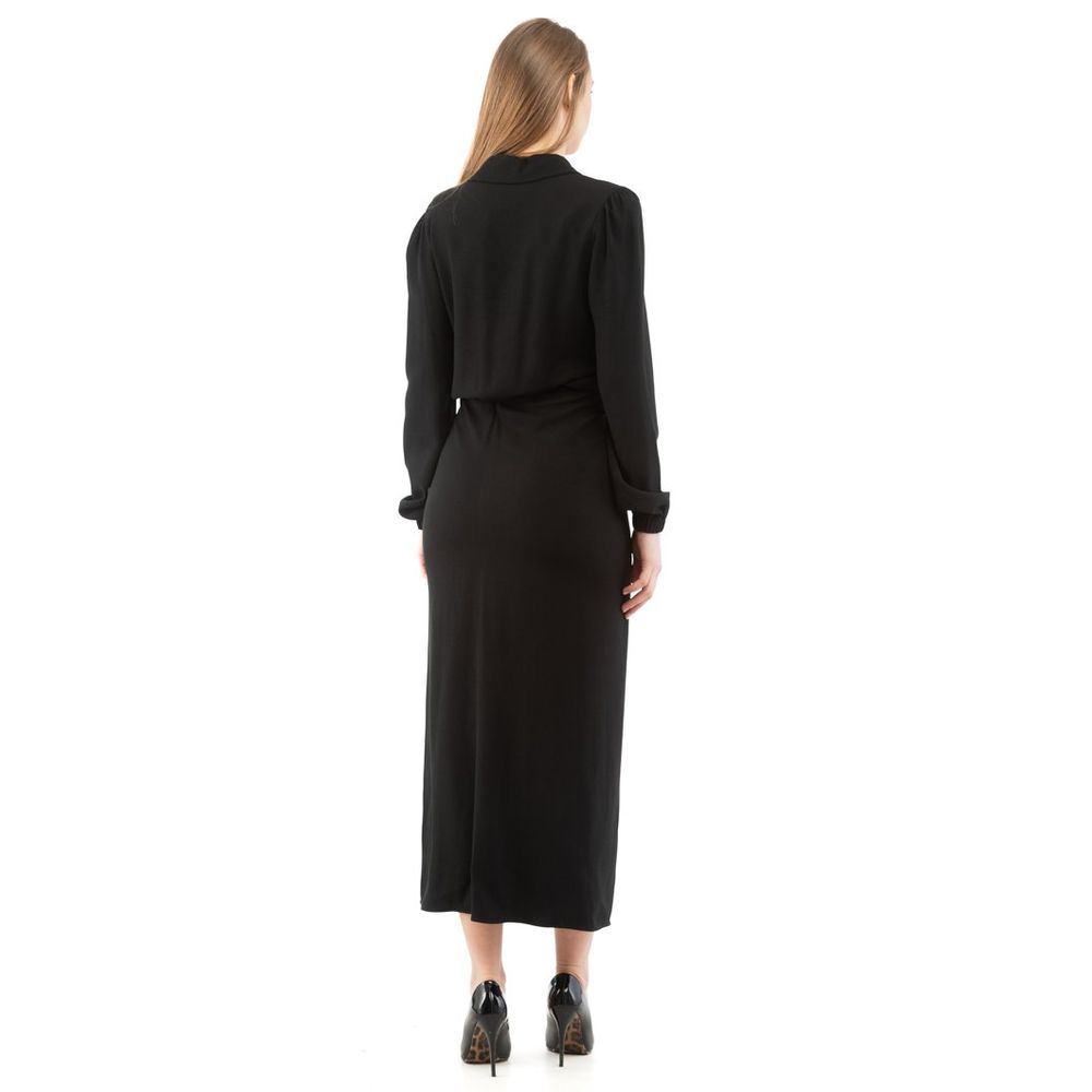 Robe décontractée Moschino en plumes de marabout noires