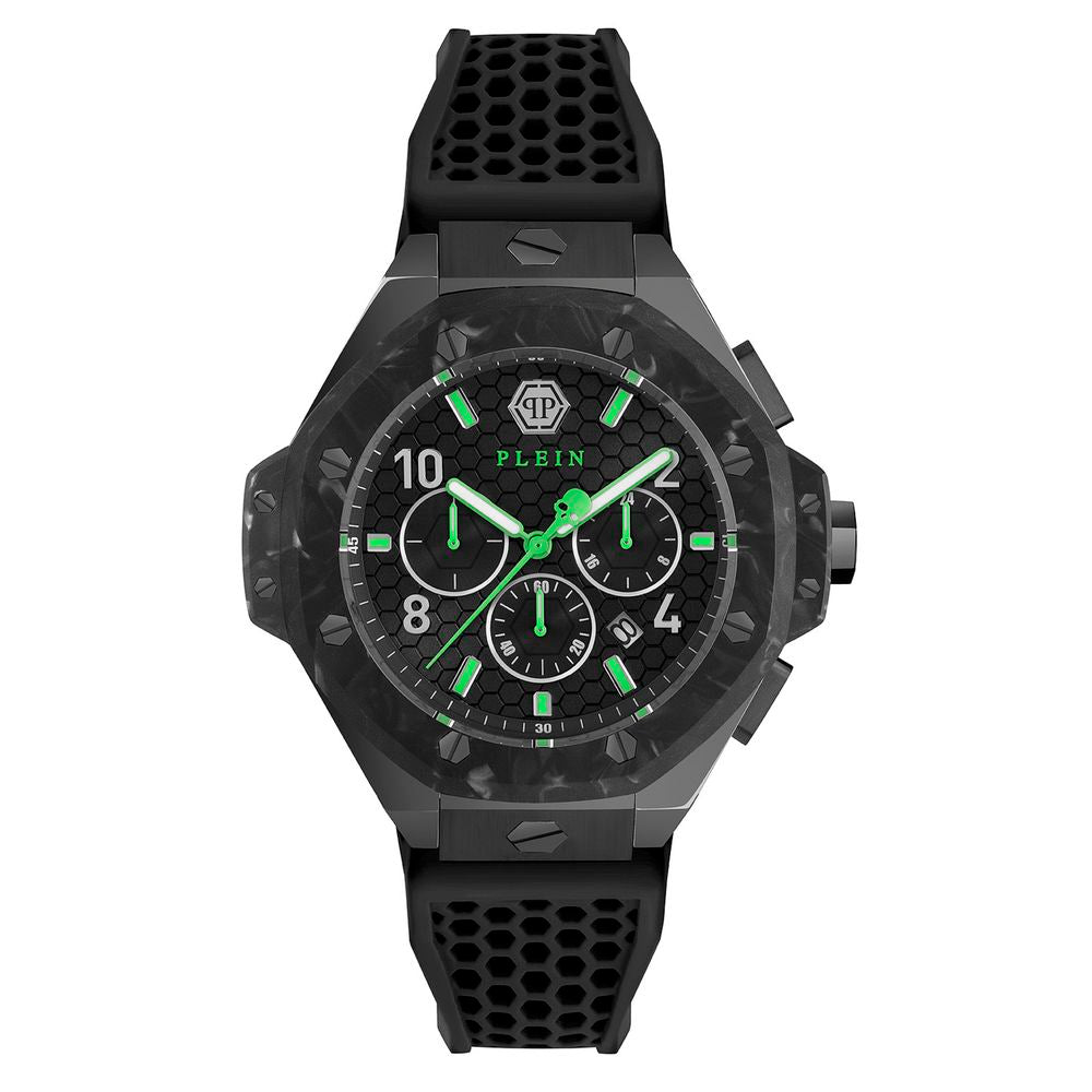 Philipp Plein Black Sport Watch for Men