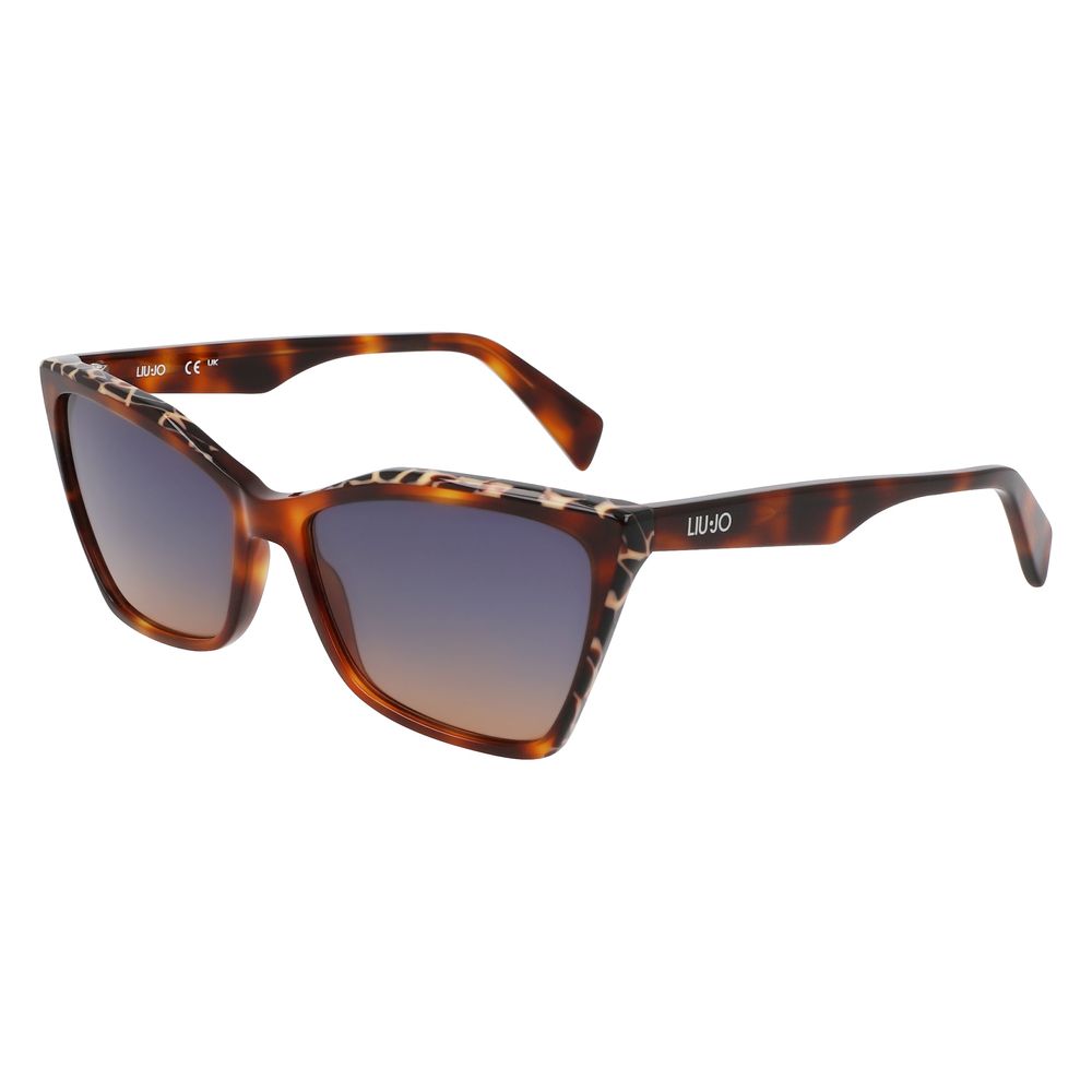 Lunettes de soleil Liu Jo marron en acétate