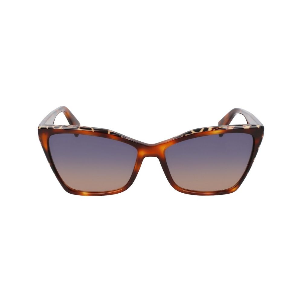 Lunettes de soleil Liu Jo marron en acétate