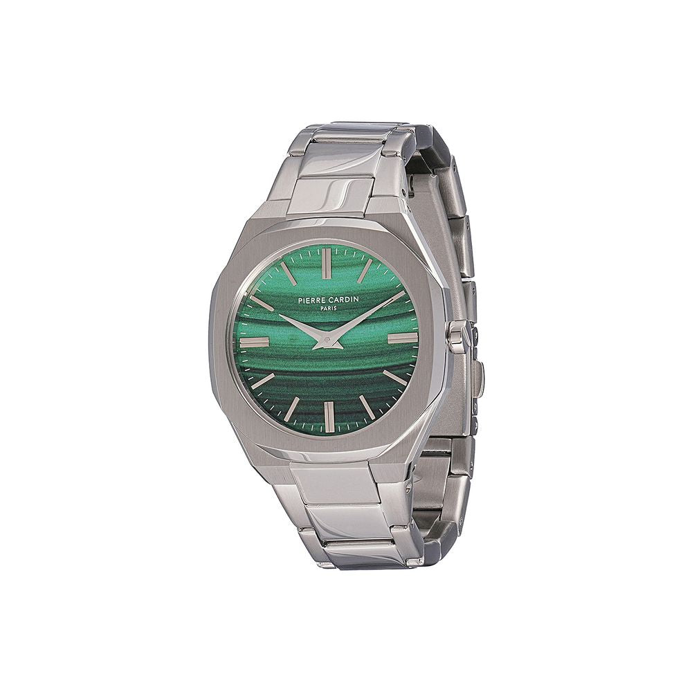 Pierre Cardin Gray Stainless Steel Dress Watch