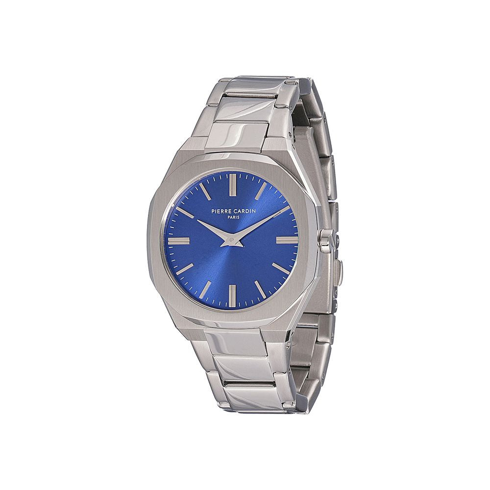 Montre habillée Pierre Cardin grise en acier inoxydable