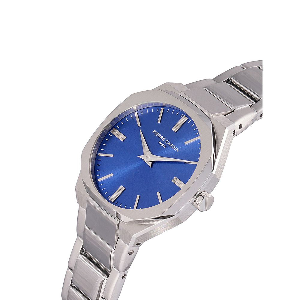 Montre habillée Pierre Cardin grise en acier inoxydable