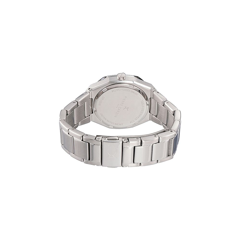 Montre habillée Pierre Cardin grise en acier inoxydable