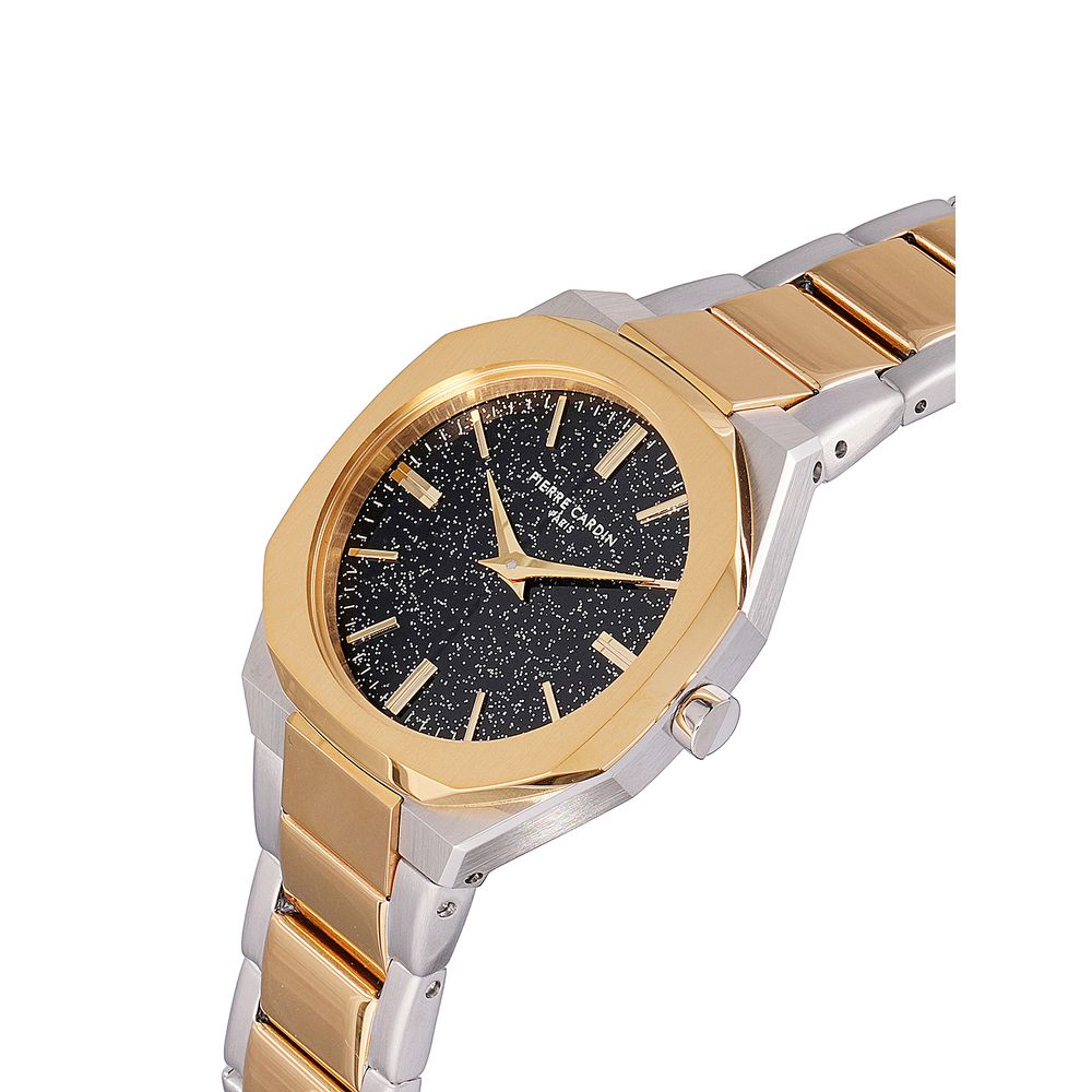 Montre habillée Pierre Cardin grise en acier inoxydable