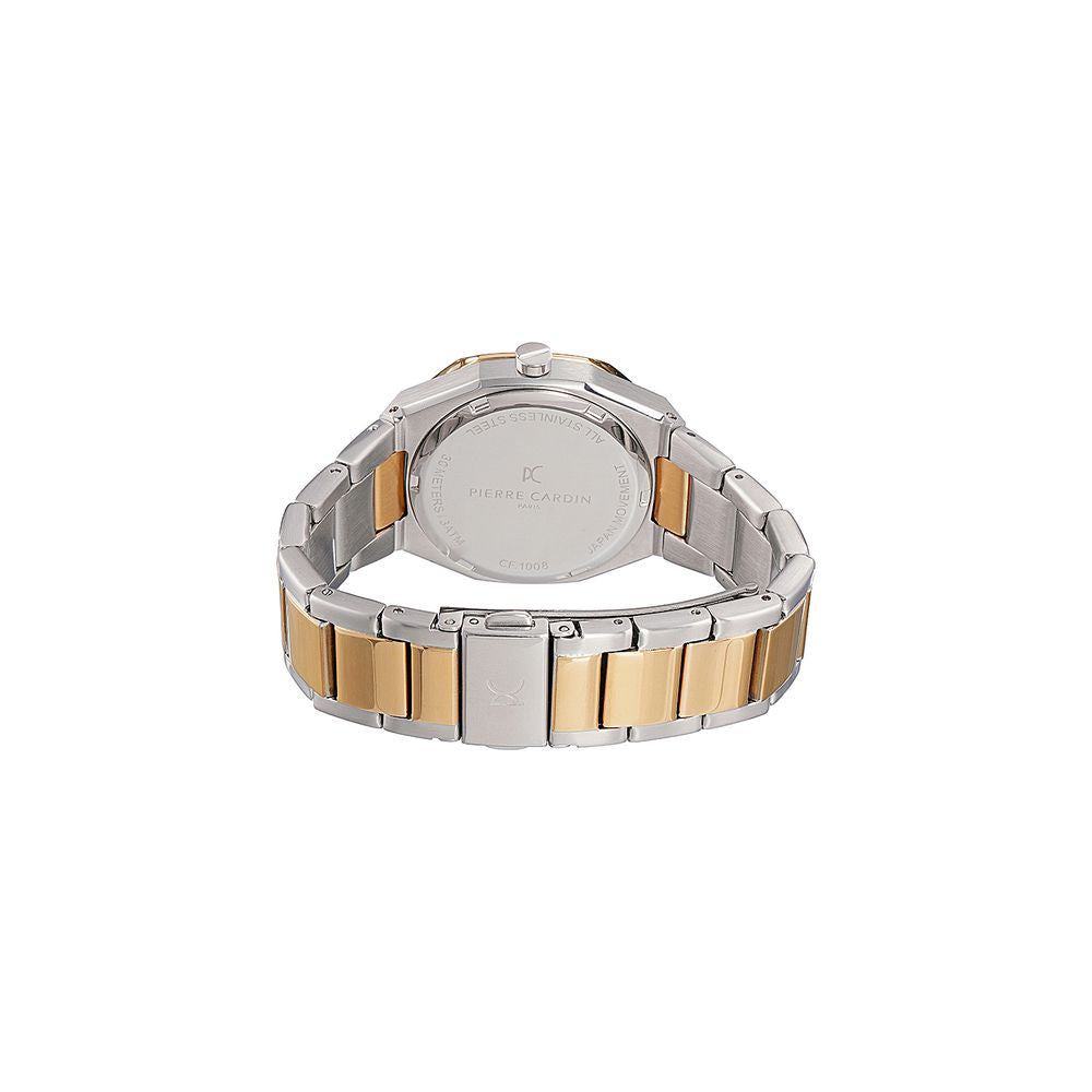 Montre habillée Pierre Cardin grise en acier inoxydable