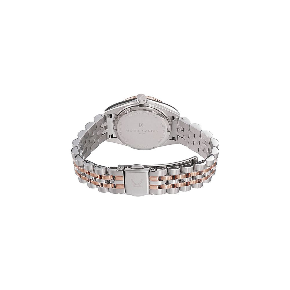 Montre Pierre Cardin à bracelet en acier inoxydable gris