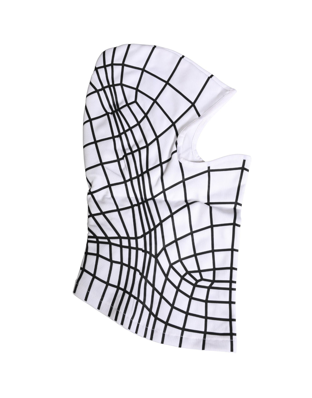 Dolce & Gabbana Homme Cagoule Bonnet Masque de Ski Rayures Blanches Nylon