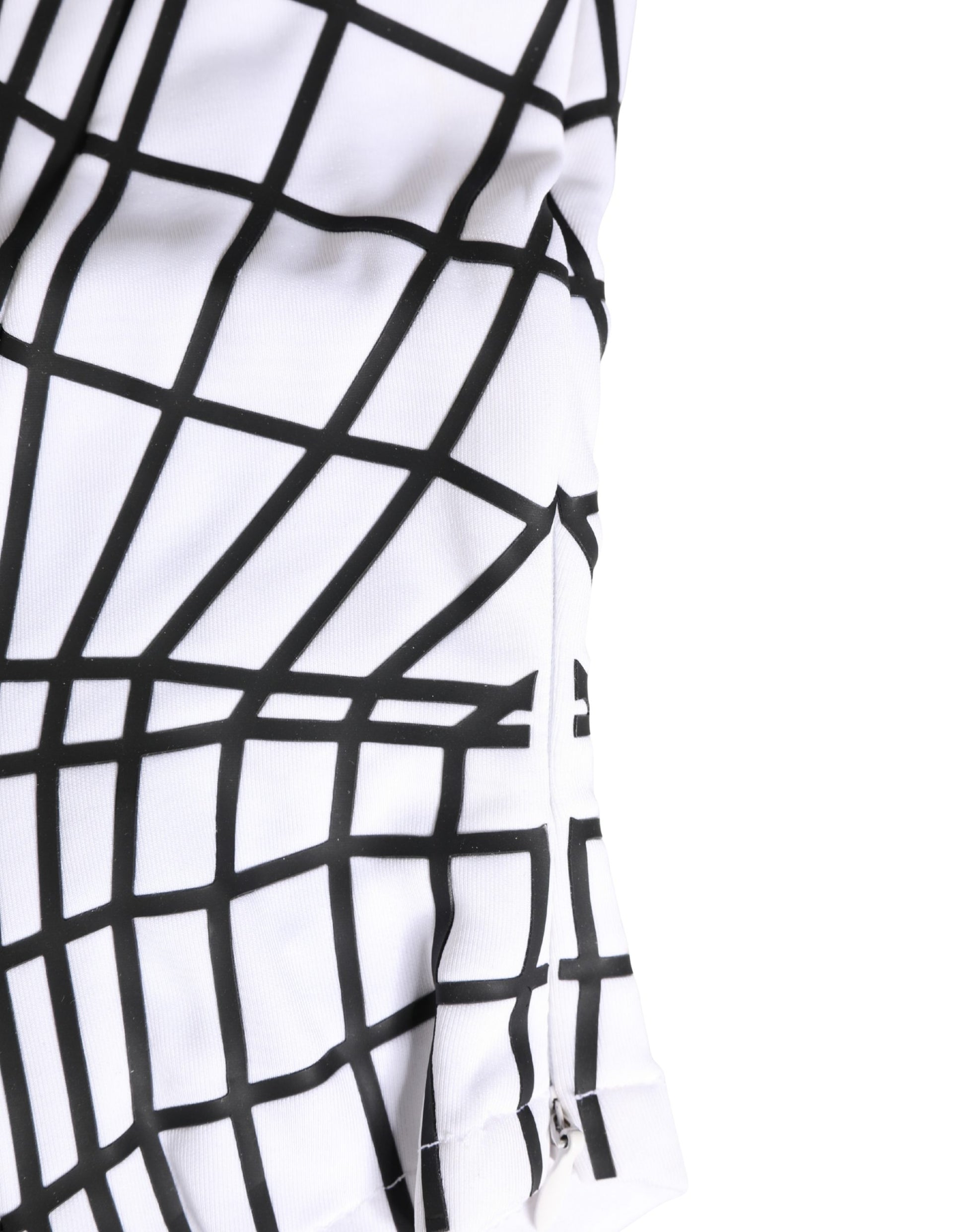 Dolce & Gabbana Homme Cagoule Bonnet Masque de Ski Rayures Blanches Nylon