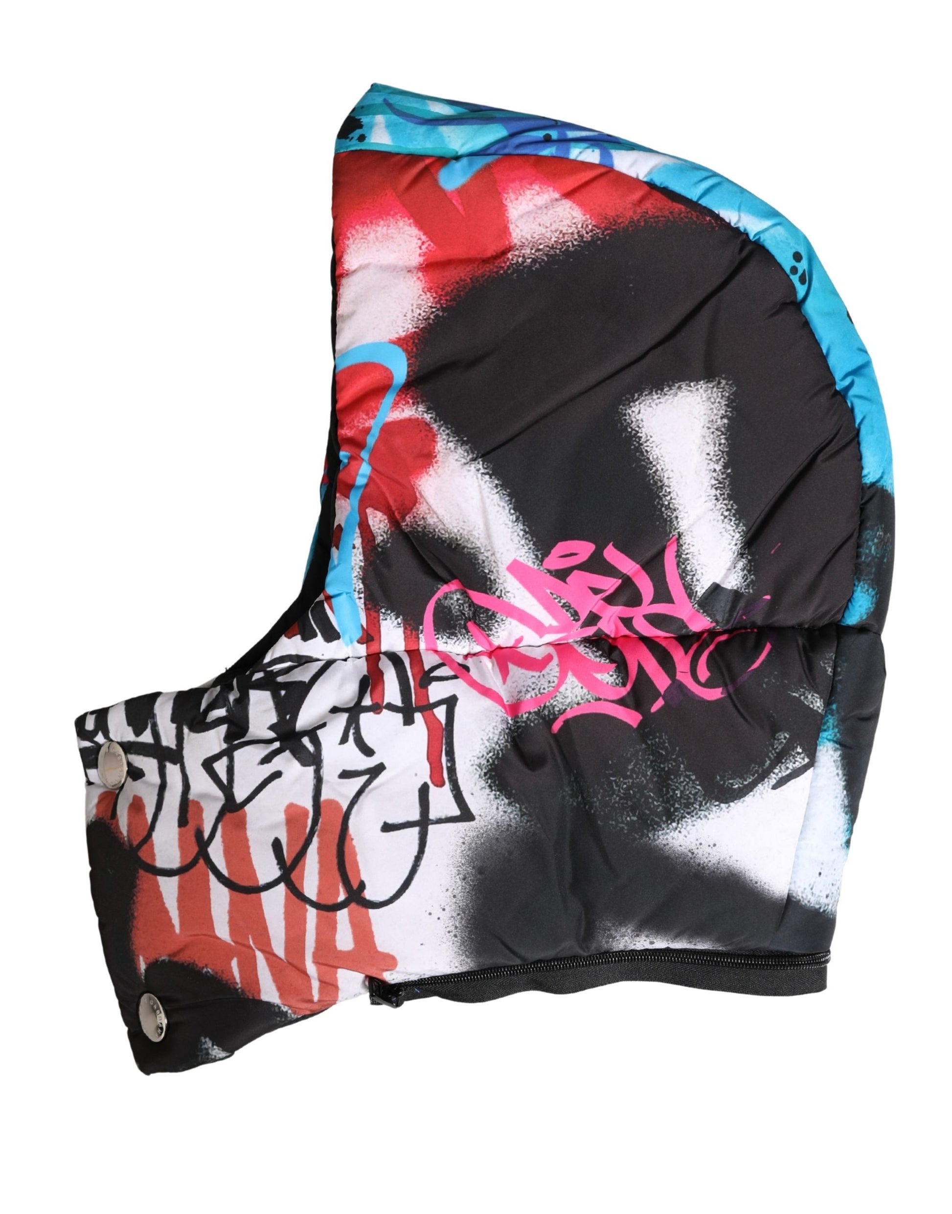 Chapeau Dolce & Gabbana Multicolor Graffiti Whole Head Wrap