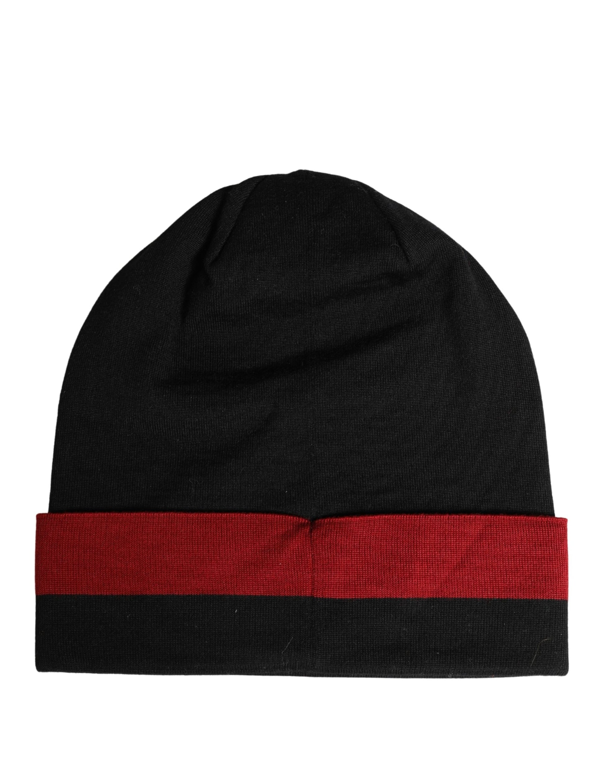Dolce & Gabbana Black Beanie for Men detail view