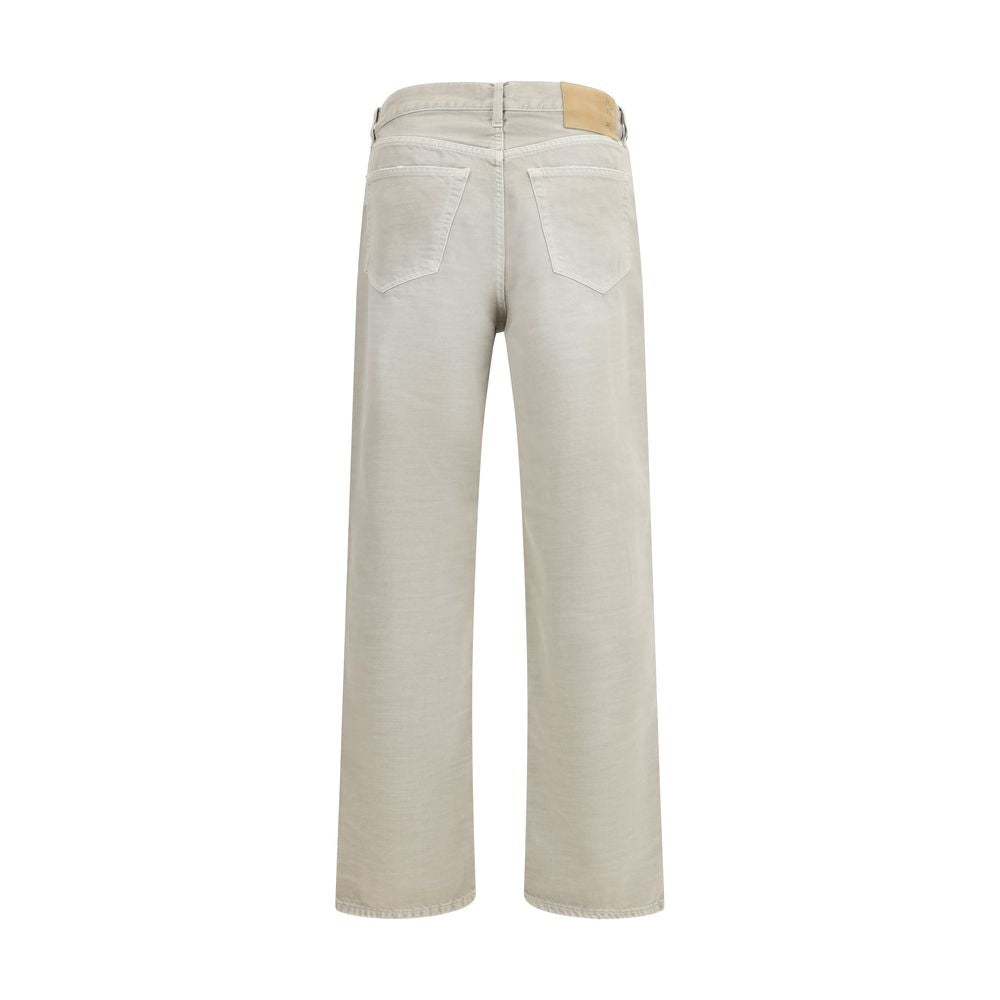 Jean droit en coton gris Haikure