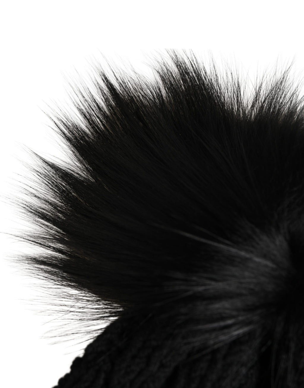 Dolce & Gabbana Black Beanie for Women detail view