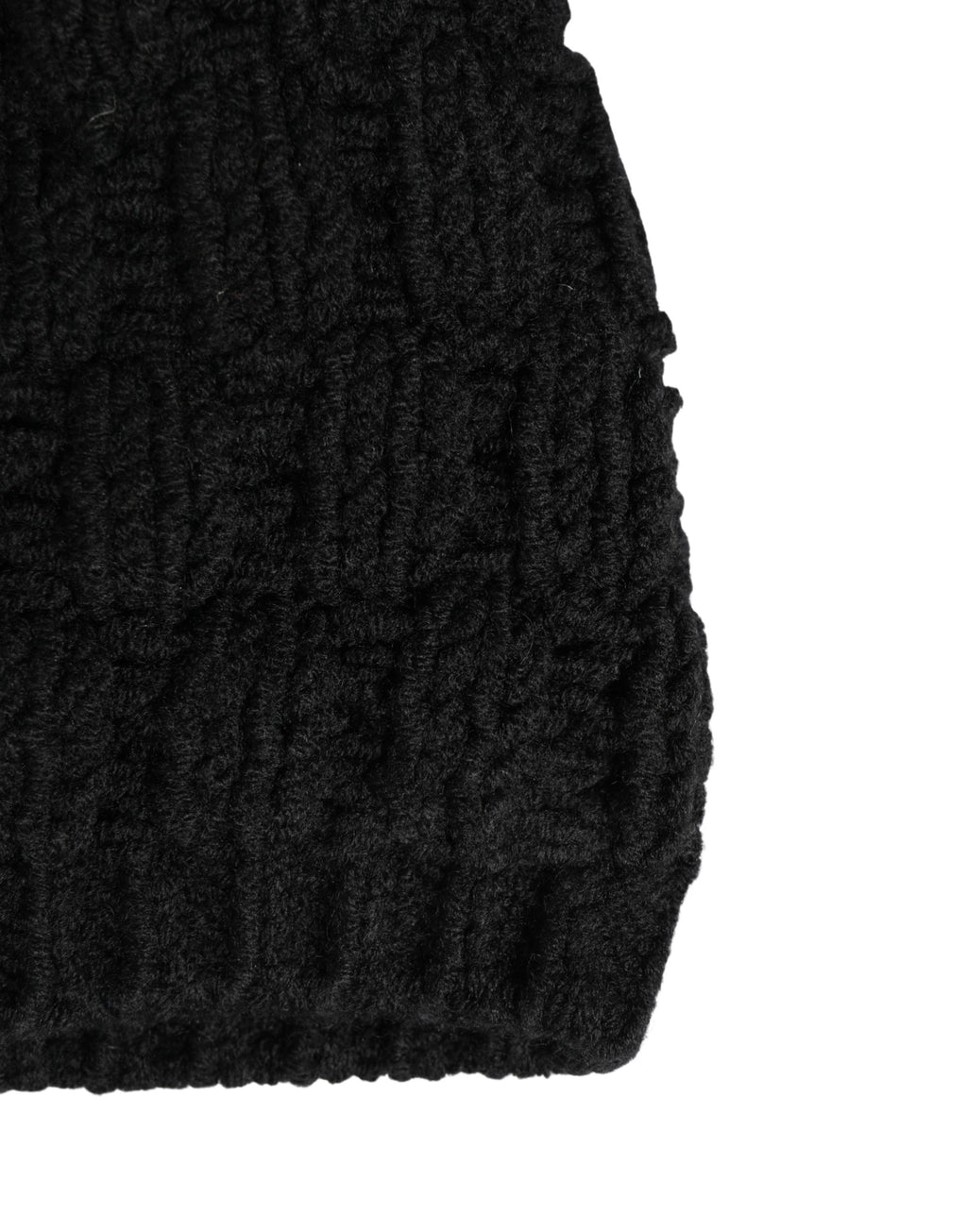 Dolce & Gabbana Black Beanie for Women side view