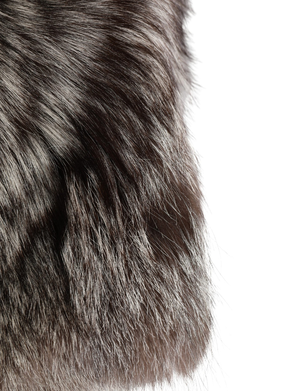 Chapeau casquette Dolce & Gabbana en fausse fourrure brune, enveloppant toute la tête