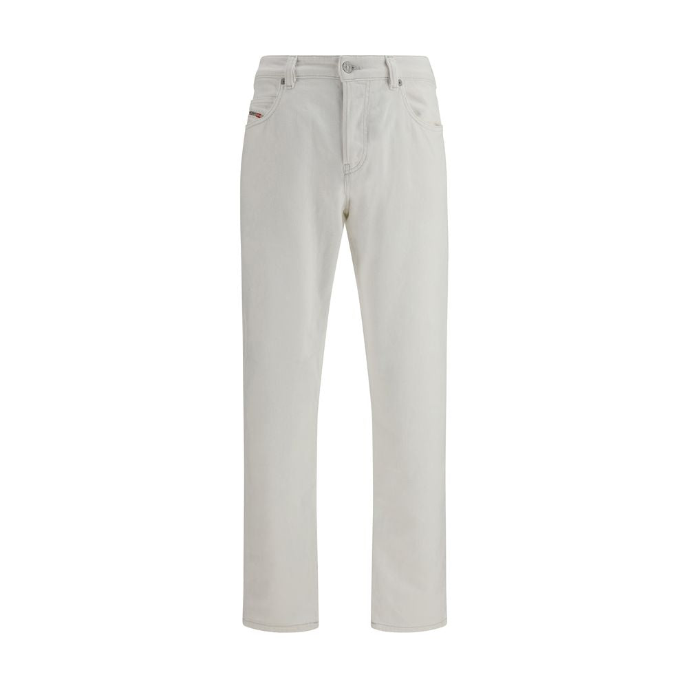 Diesel White Slim Fit Jeans for Men
