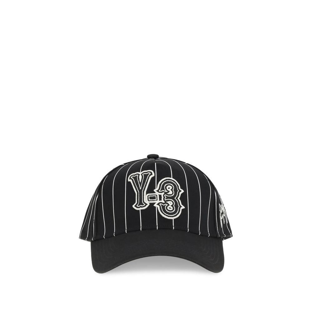 Casquette Y-3 noire en polyester (casquette de baseball)