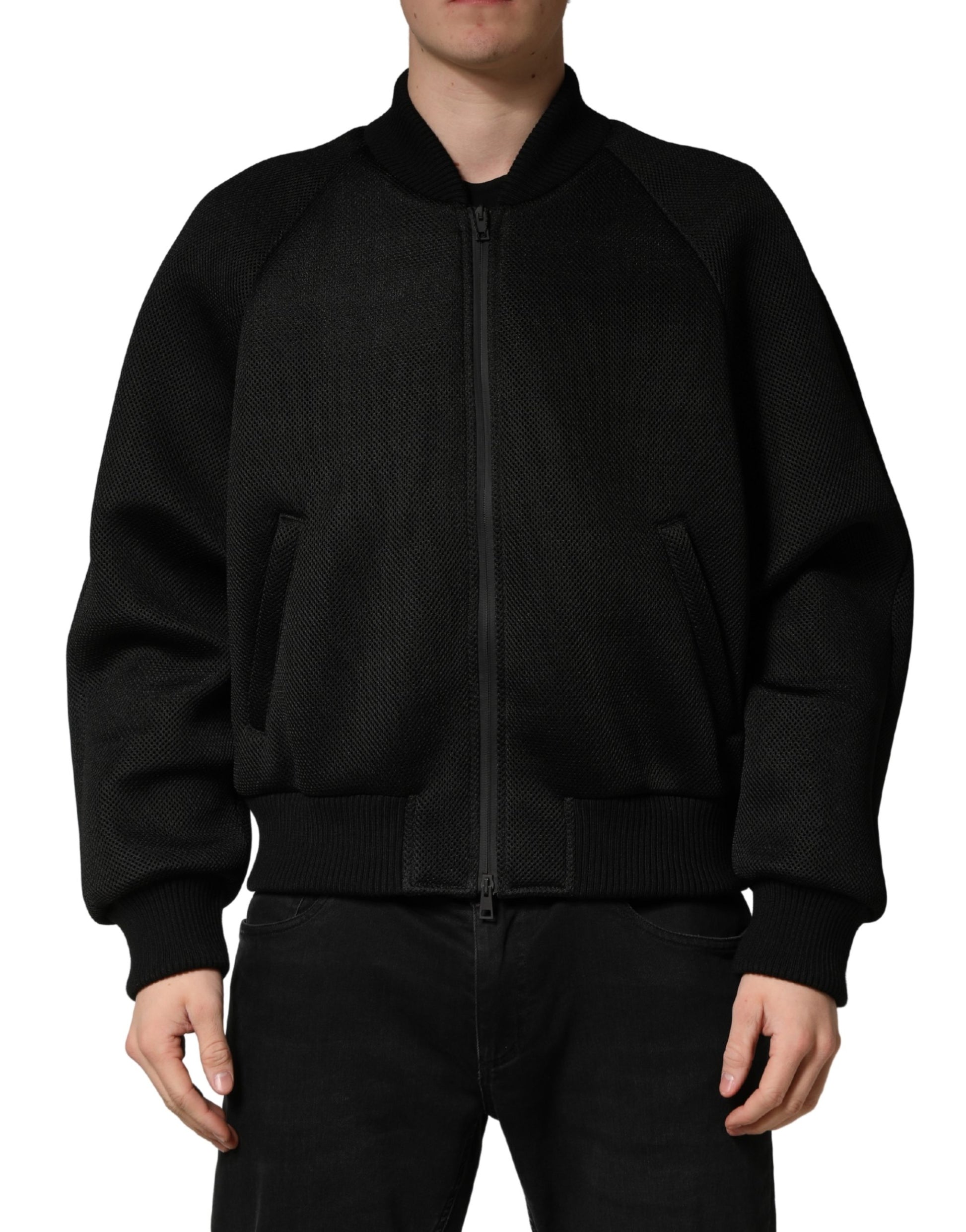 Dolce & Gabbana Black Bomber for Men