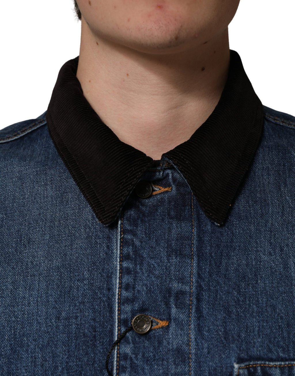 Dolce & Gabbana Black Denim Jackets for Men additional view
