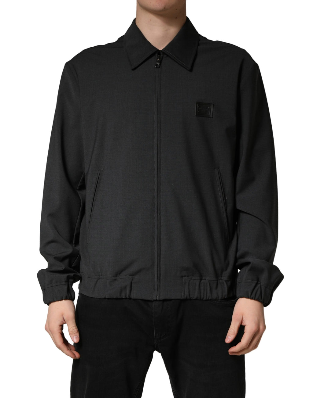 Dolce & Gabbana Black Bomber for Men alternate view