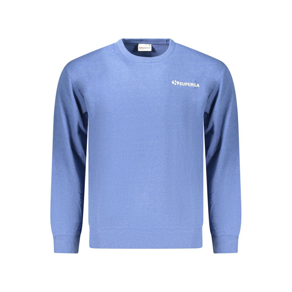 Sweat-shirt homme Superga Azzurro en coton