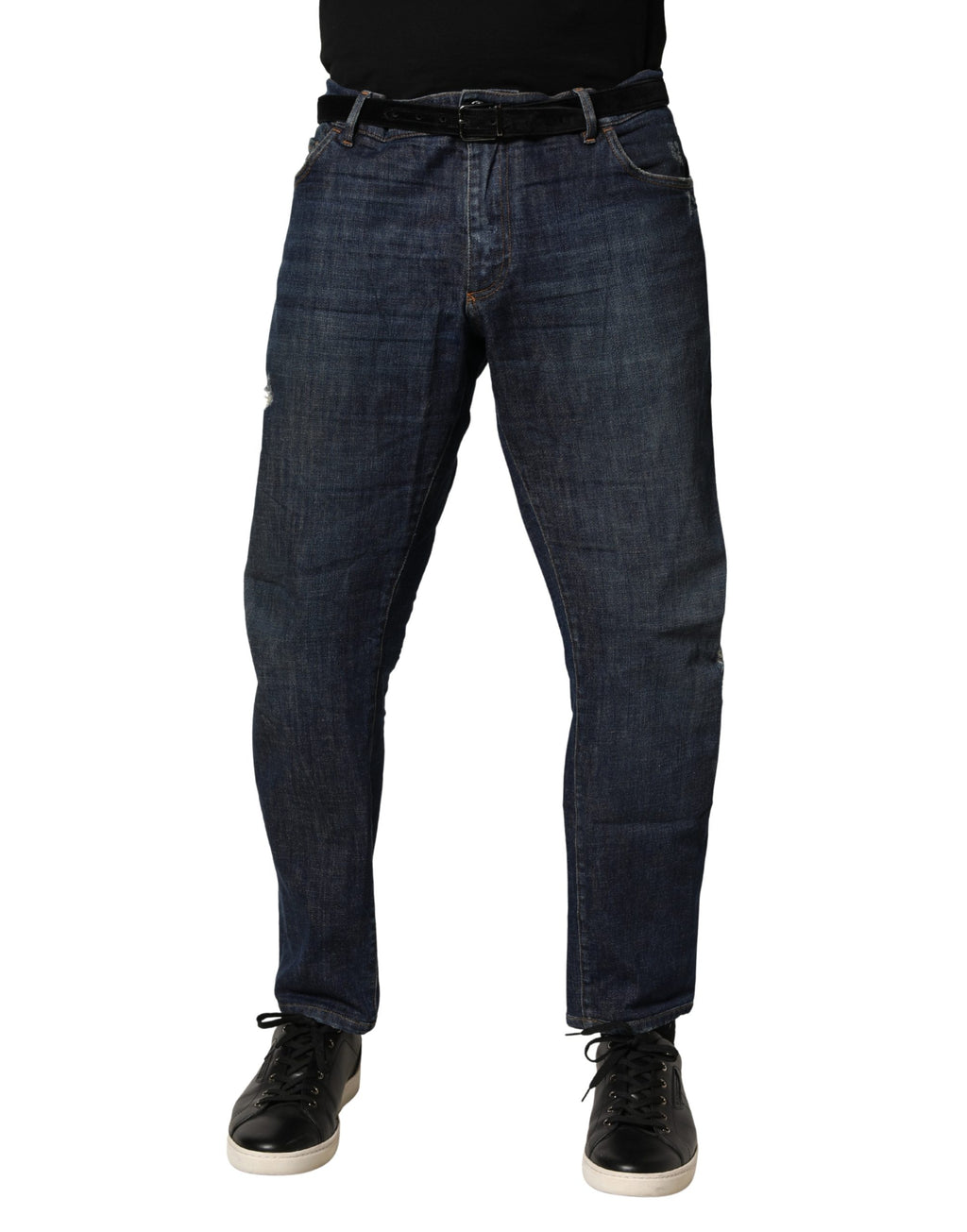 Dolce & Gabbana Blue Skinny Jeans for Men