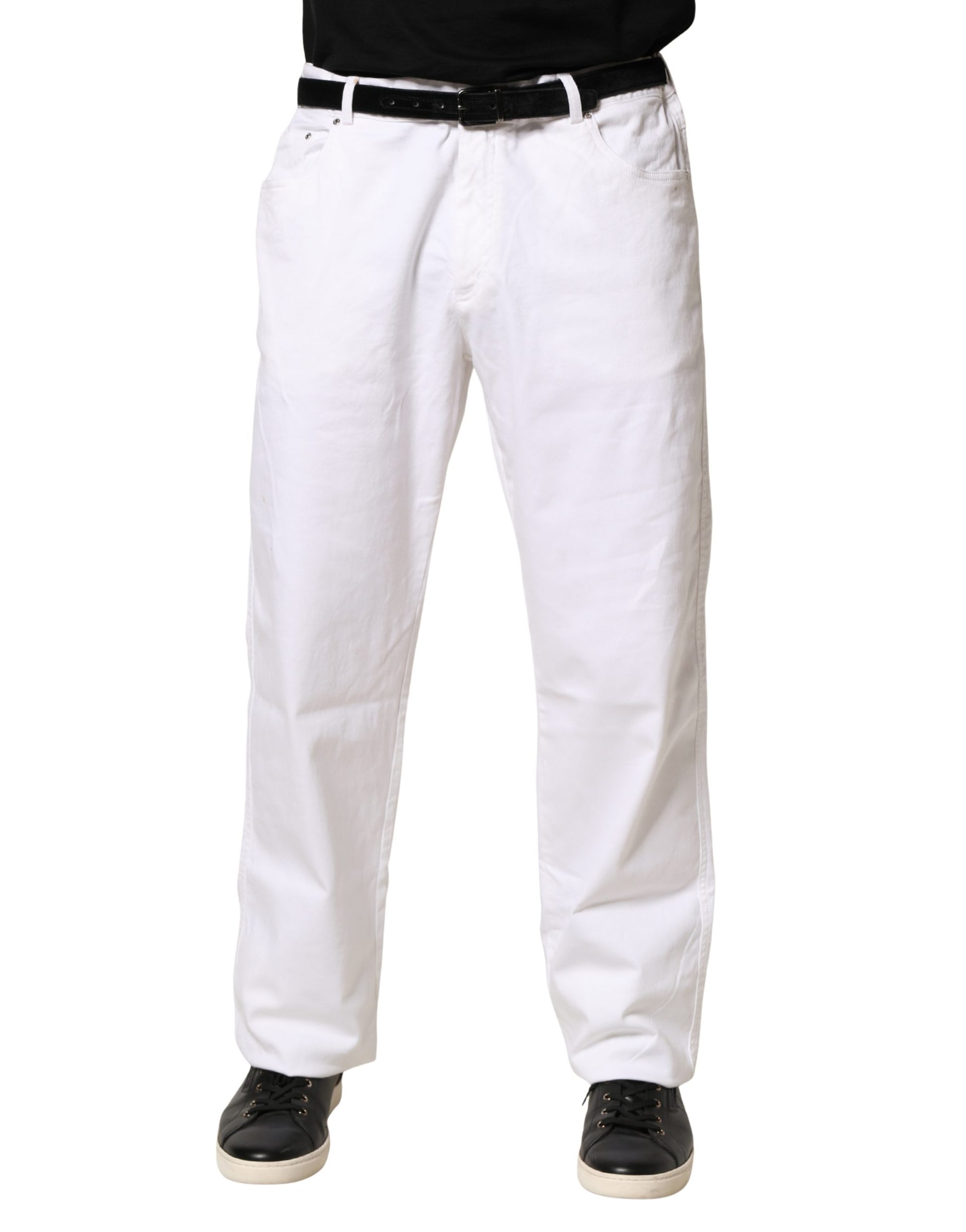 Paul & Shark White Straight Leg Jeans for Men