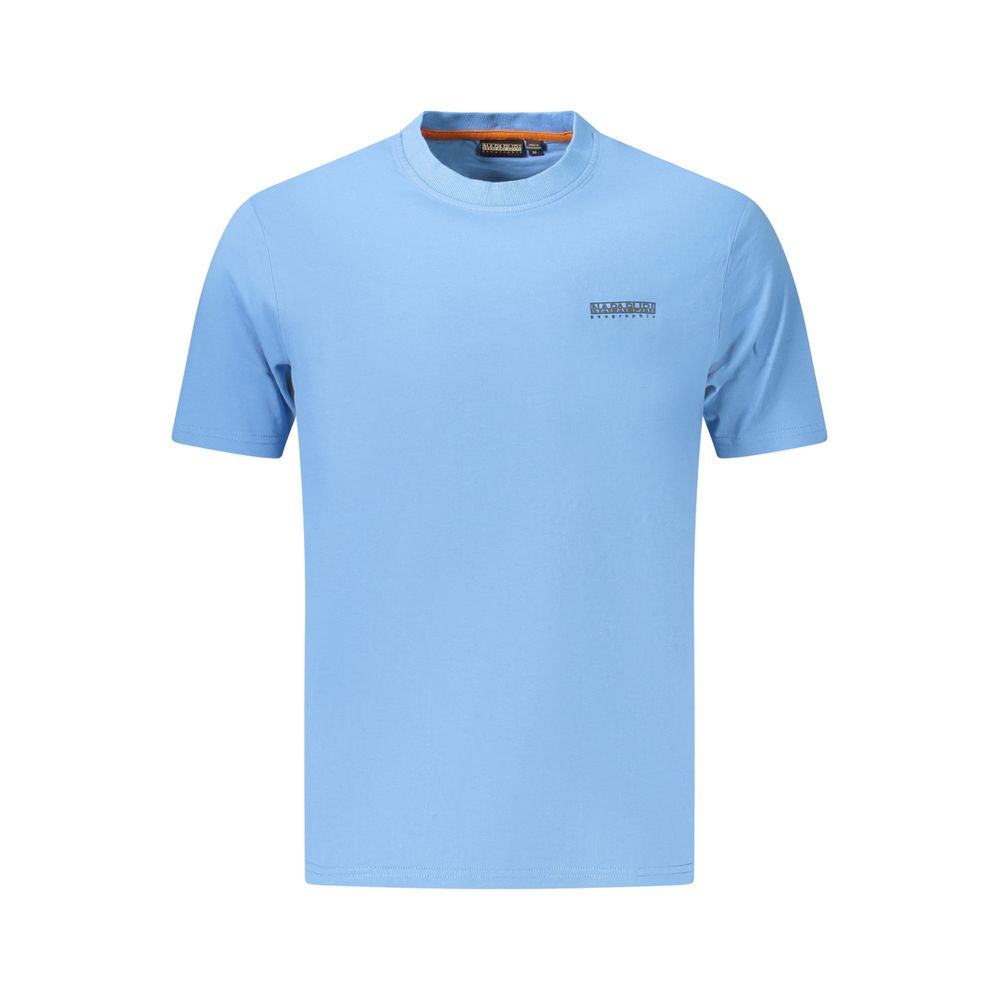 T-shirt en coton pour homme Napapijri Azzurro