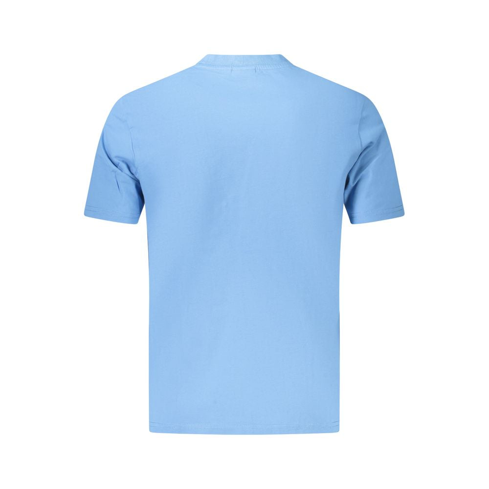 T-shirt en coton pour homme Napapijri Azzurro