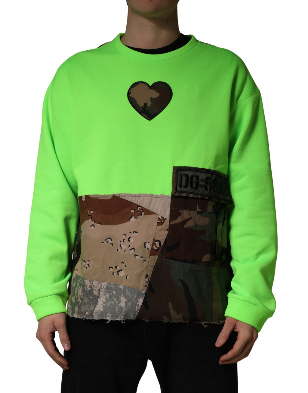 Dolce & Gabbana Green Sweatshirt for Men alternate view