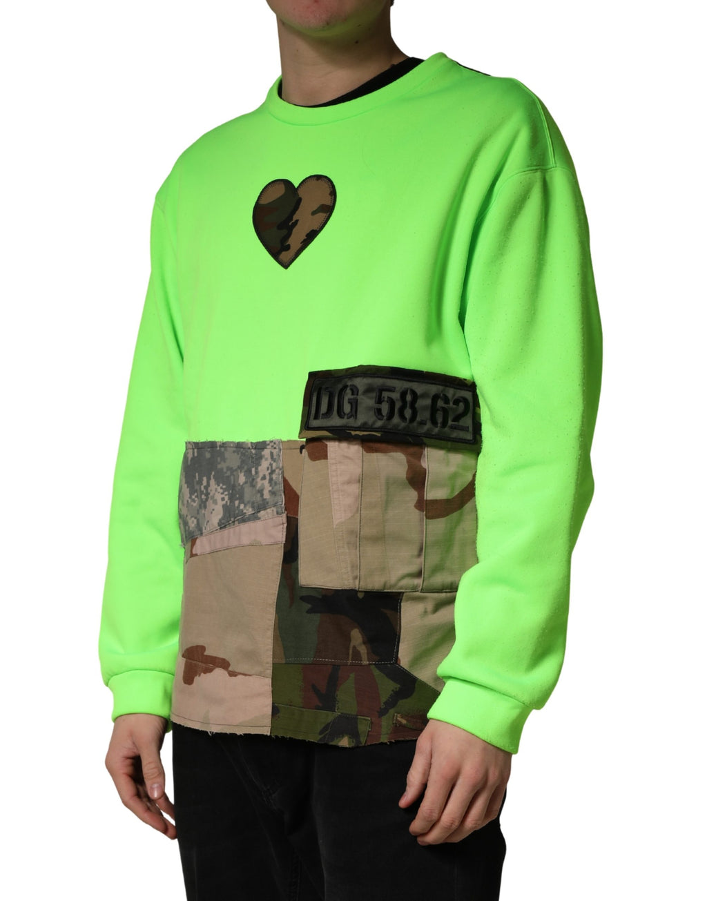 Dolce & Gabbana Green Sweatshirt for Men detail view