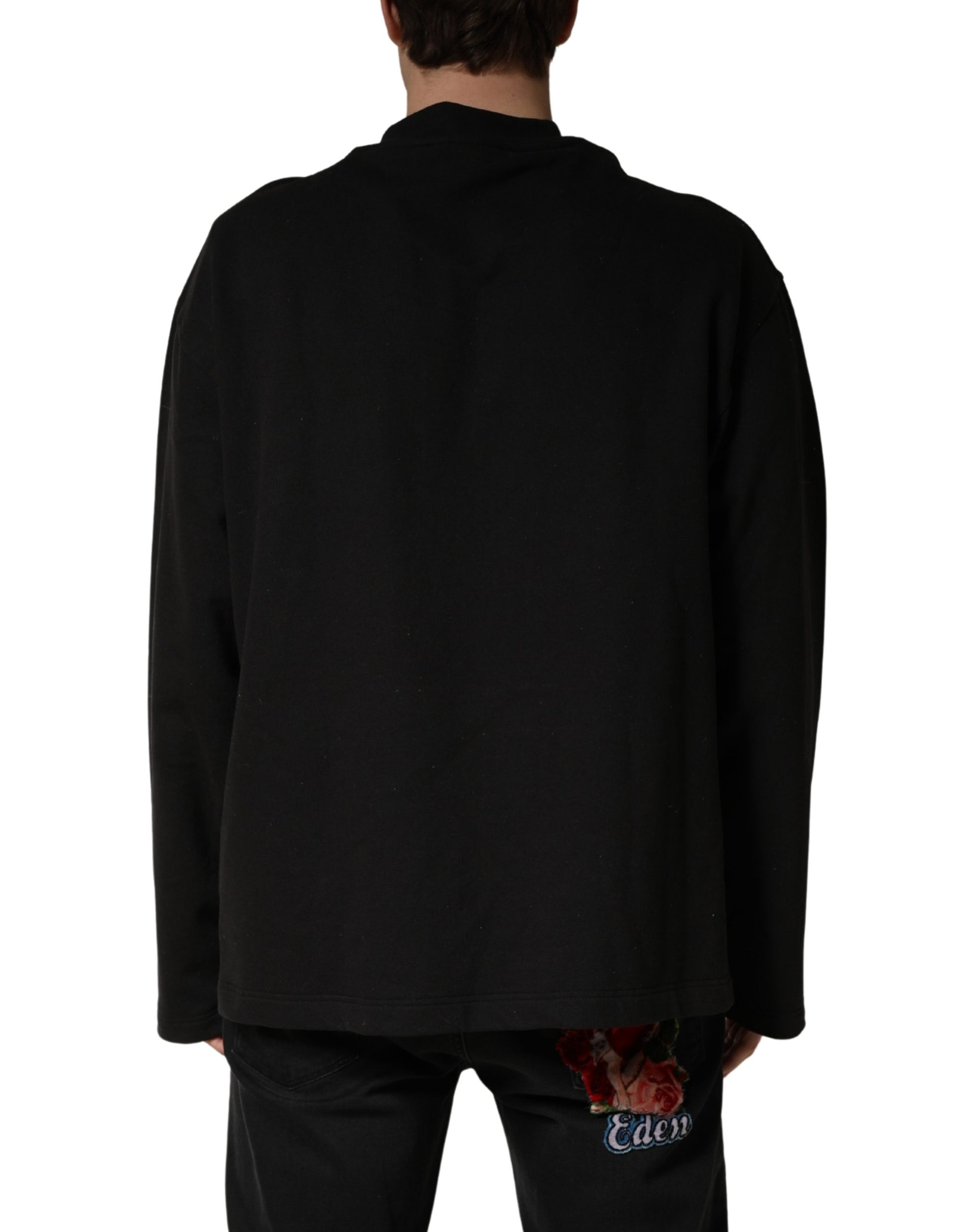 Dolce & Gabbana Black Sweatshirt for Men side view