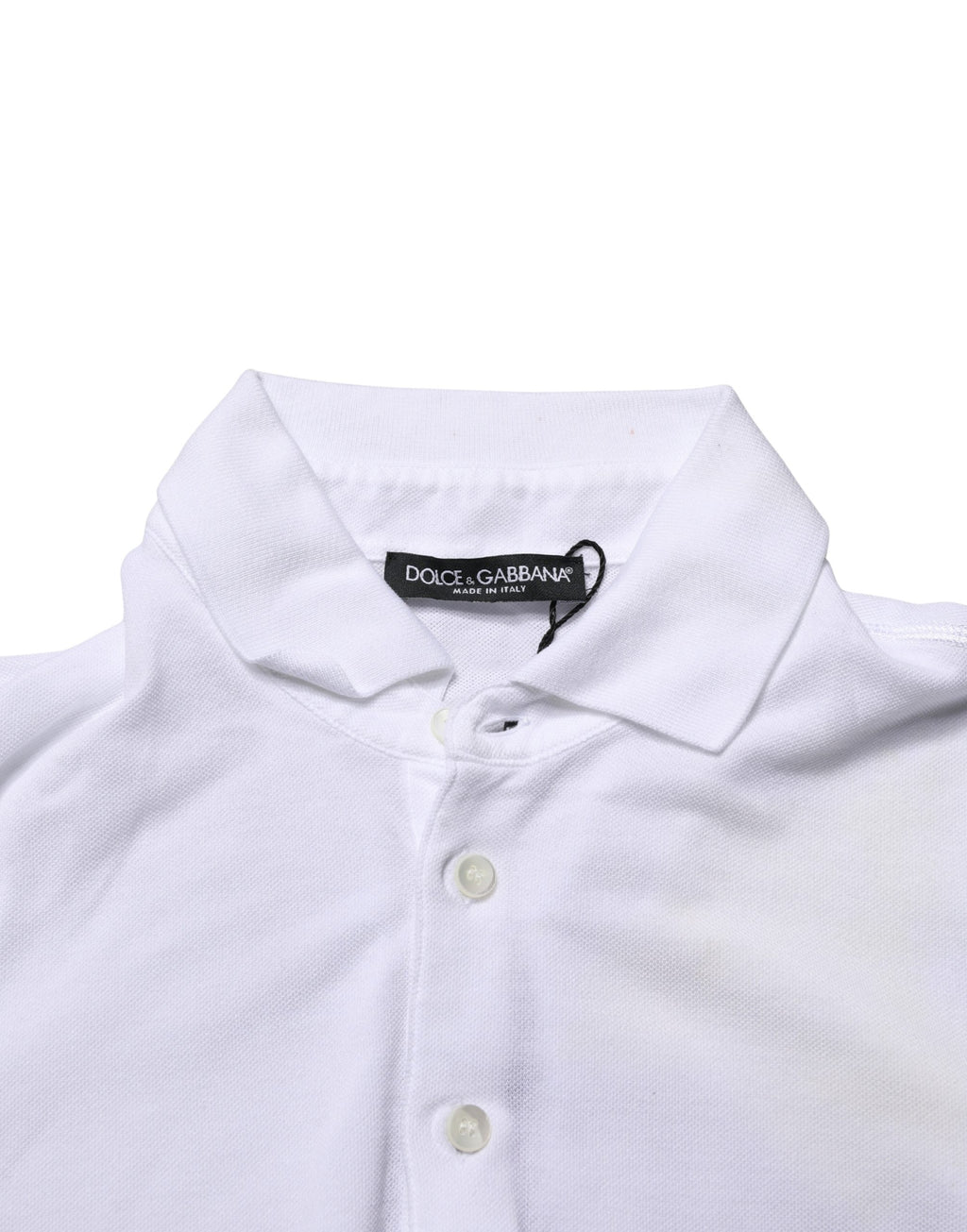 Dolce & Gabbana White Polo Shirt for Men additional view